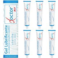 AIESI® Gel lubricante estéril tubo 82 gramos DOCTOR JELLY (Paquete 6 piezas)